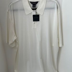Brooks Brothers Polo shirt. Extra-large. White. New with tags.
